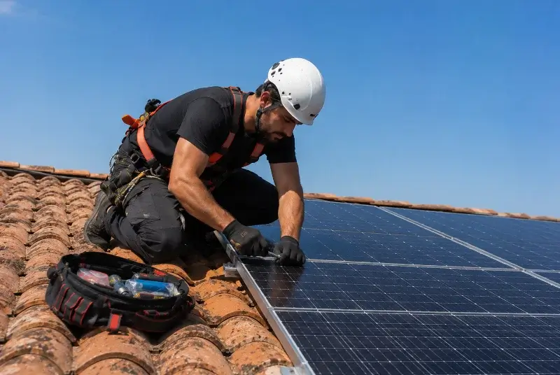 Maintenance et monitoring de panneaux solaires à Verdelais