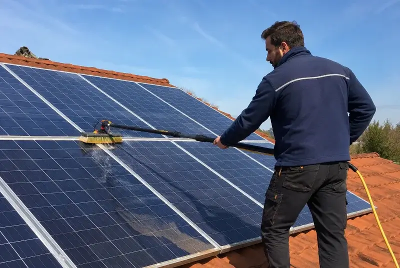Nettoyage et entretien de panneaux solaires à Verdelais